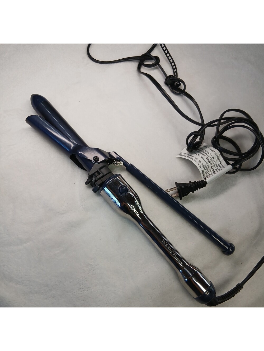Aquage BaBylissPRO 3-in-1 Convertible Curling Iron Wand Marcel Blue Chrome
